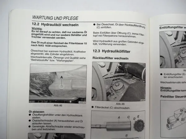 Fendt Favorit Vario 711 712 714 716 Betriebsanleitung Bedienung Wartung 2001