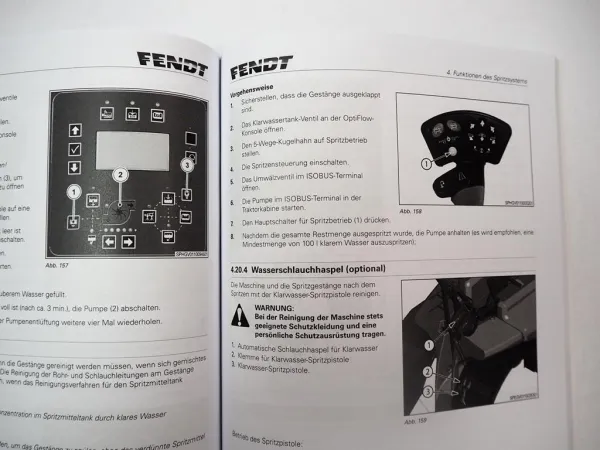 Fendt Rogator 333 344 355 366 Spritze Betriebsanleitung Bedienung Wartung 2018