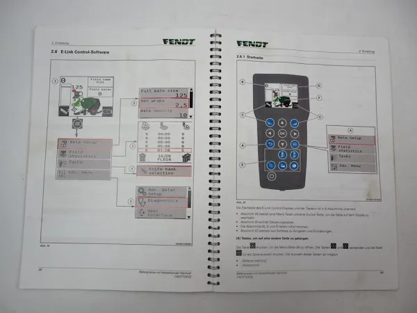 Fendt Rotana 130F Classic Master Xtra Ballenpresse Betriebsanleitung 2018