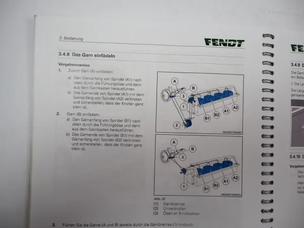 Fendt Rotana 130F Classic Master Xtra Ballenpresse Betriebsanleitung 2018