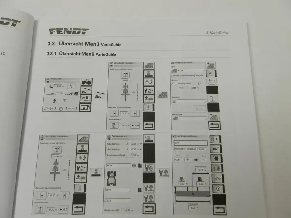 Fendt VarioGuide NovAtel Trimble Betriebsanleitung Bedienung 11/2016