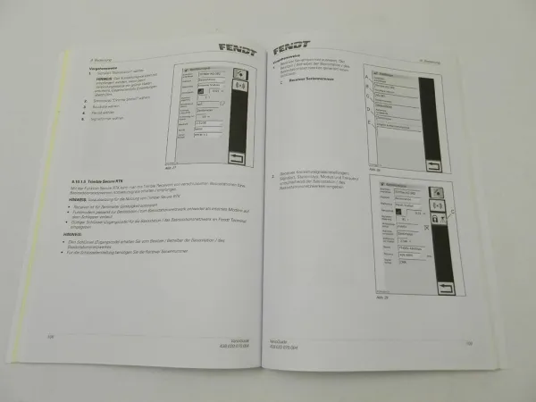 Fendt VarioGuide NovAtel Trimble Betriebsanleitung Bedienungsanleitung 6/2016