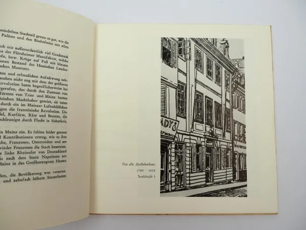 Festschrift 100 Jahre Pfau Apotheke Mainz Familie Thurn 1957