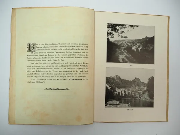 Festschrift 27. Tagung Reichsverband Deutscher Juweliere Idar Oberstein 1928