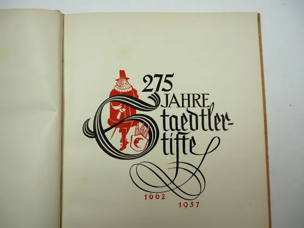 Festschrift 275 Jahre Staedtler Stifte Nürnberg Mars Bleistiftfabrik 1937