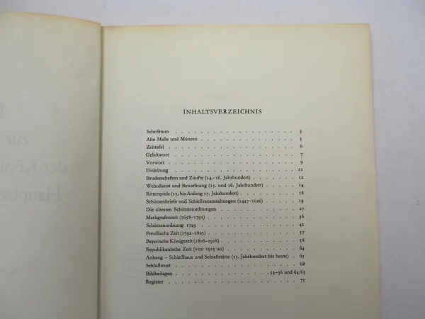 Festschrift 500 Jahre Ansbacher Schützen 1962 Ernst Kober
