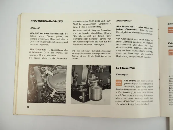 Fiat 125 und 125 Special PKW Betriebsanleitung Bedienungsanleitung 1971