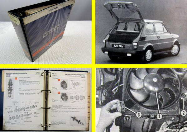 Fiat 126 BIS Werkstatthandbuch Reparaturanleitung 1987