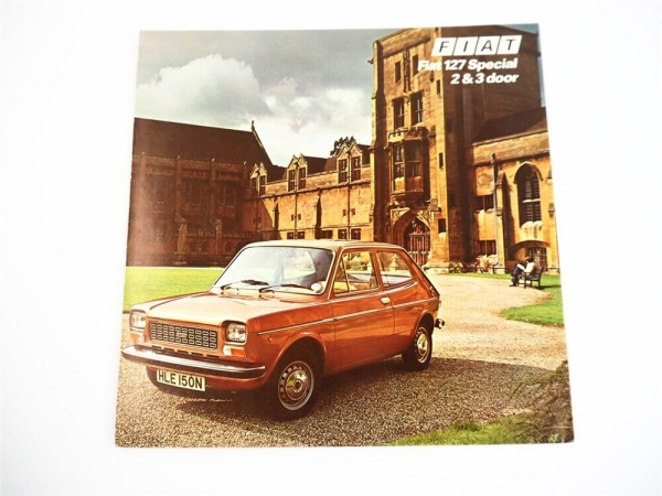 Fiat 127 Special Car PKW Prospekt Brochure 1976