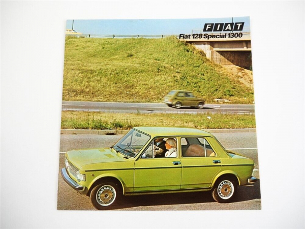 Fiat 128 Special 1300 Car PKW Prospekt Brochure 1976