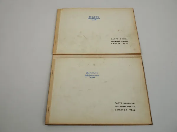 Fiat 1300 1500 Karosserie Ersatzteilliste Catalogo parti di ricambio 1.1962
