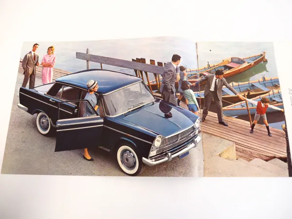Fiat 1500L Prospekt mit technischen Daten 1964