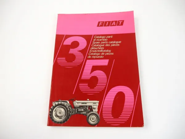 Fiat 350 Schlepper Traktor Ersatzteilkatalog Spare parts List 1971