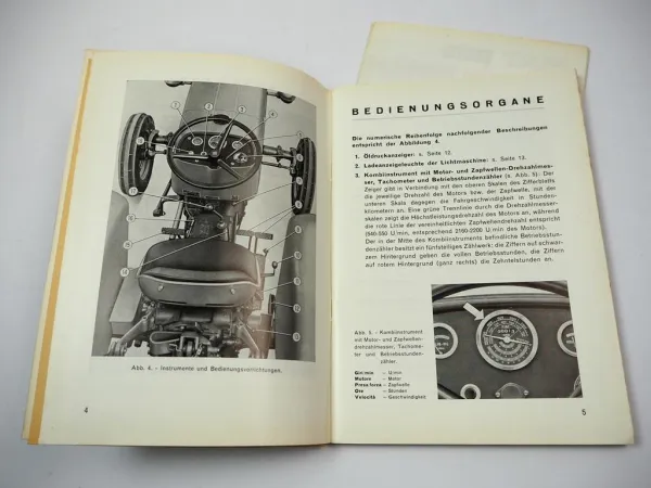 Fiat 415 Traktor Betriebsanleitung Bedienung Wartung Schaltplan Elektrik 1965