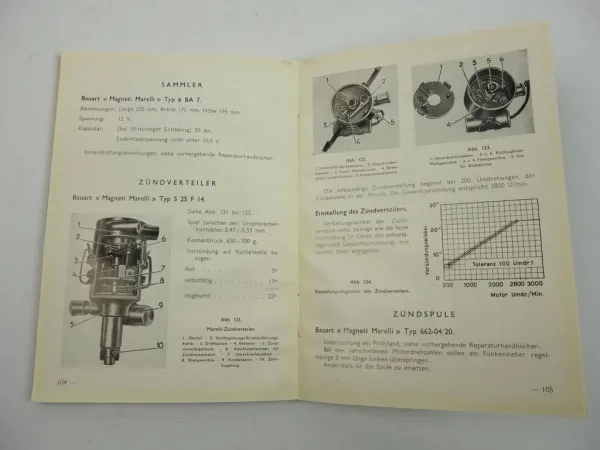 Fiat 500 500B 500C Topolino Reparaturhandbuch Werkstatthandbuch 1951