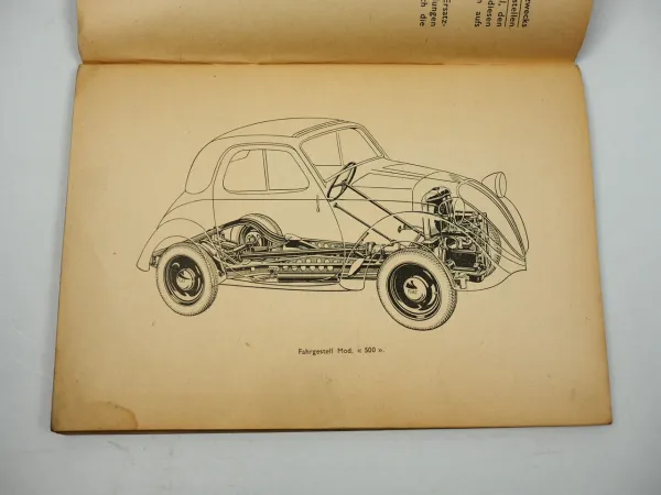 Fiat 500 Topolino PKW Betriebsanleitung Bedienungsanleitung Wartung 1940