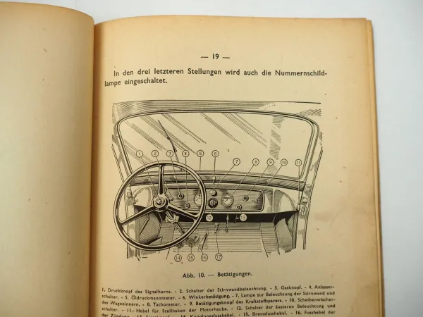 Fiat 500 Topolino PKW Betriebsanleitung Bedienungsanleitung Wartung 1940