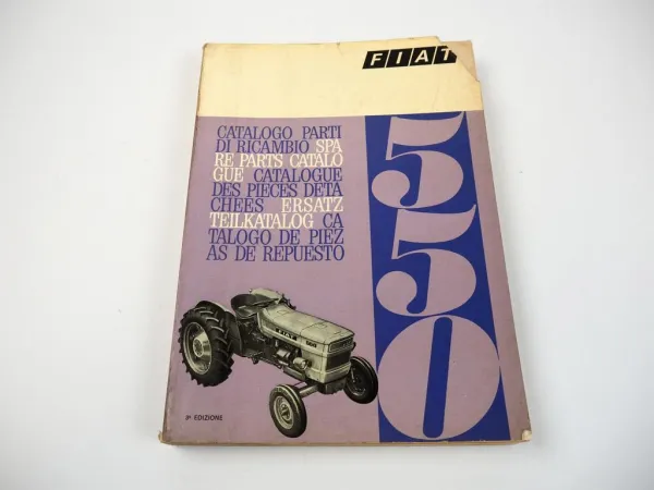 Fiat 550 Traktor Ersatzteilkatalog Catalogo Parti di Ricambio Parts List 1970