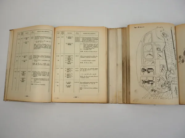 Fiat 600 Ersatzteilliste Catalogo parti di ricambio 1959