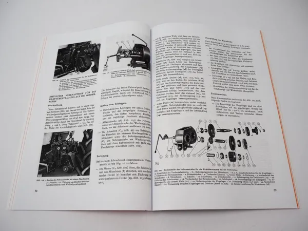 Fiat 615 + DT Einstellungen u. technische Daten 1968