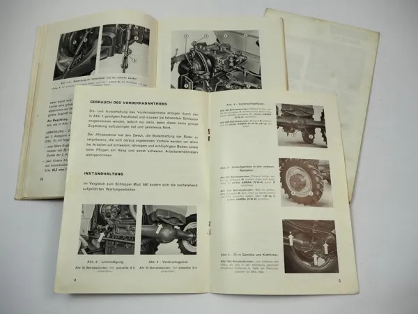 Original Fiat 640 + DT DT3 Traktor Betriebsanleitung Bedienung Wartung Schaltplan Elektrik 1974