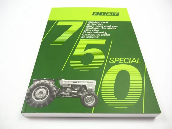 Fiat 750 special Ersatzteilkatalog 1971 Ersatzteilliste mit Explosionszeichnung