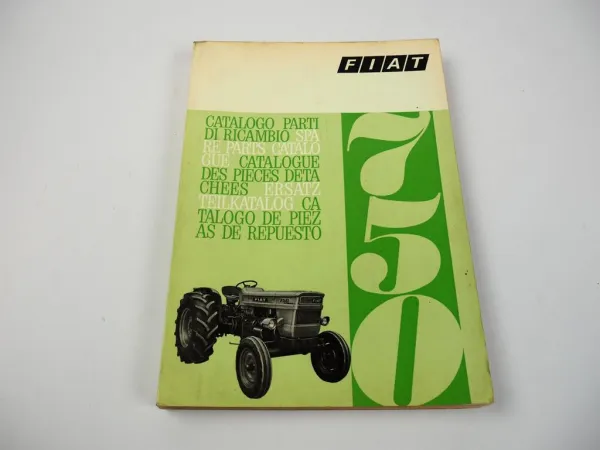 Fiat 750 Traktor Ersatzteilkatalog Catalogo Parti di Ricambio Parts List 1969