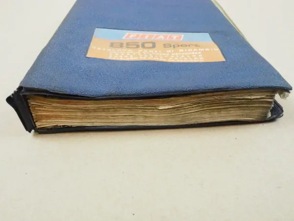 Fiat 850 Sport Coupe Spider Ersatzteilliste Ersatzteilkatalog Mechanik 1968/72