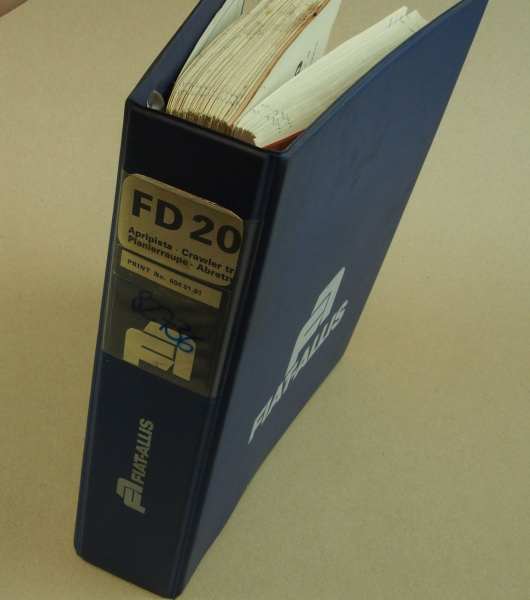 Fiat-Allis FD20 Dozer Ersatzteilliste Parts Catalog Parti ricambio 1979-82