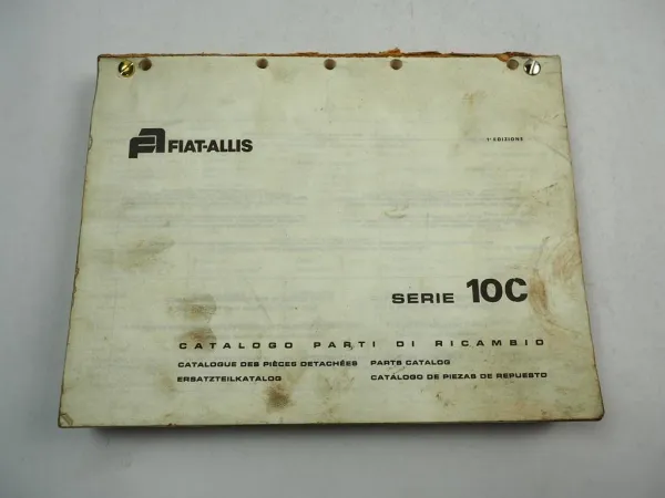 Fiat Allis Fiatallis 10C Planierraupe Parts List Ersatzteilliste 1984