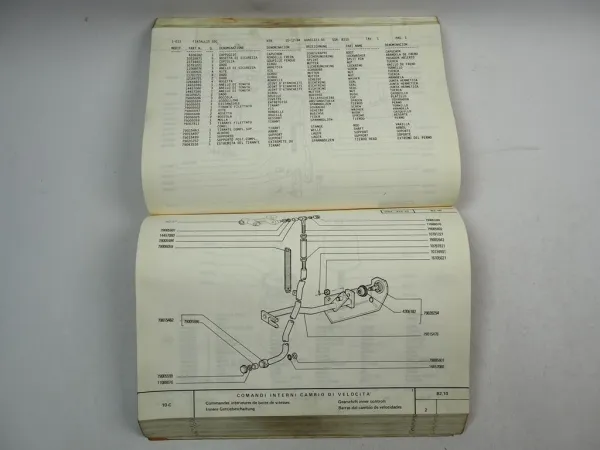 Fiat Allis Fiatallis 10C Planierraupe Parts List Ersatzteilliste 1984