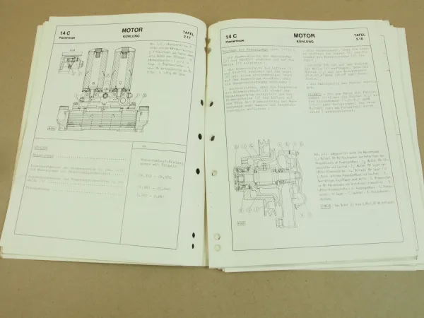 Fiat-Allis Fiatallis 14C Planierraupe Reparaturdaten Technisches Handbuch 2/1980