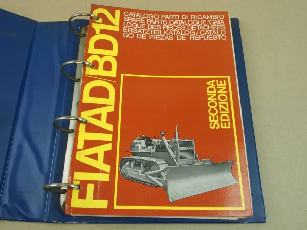 Fiat-Allis Fiatallis AD BD 12 Dozer Ersatzteilliste Parts List Catalogo Piezas