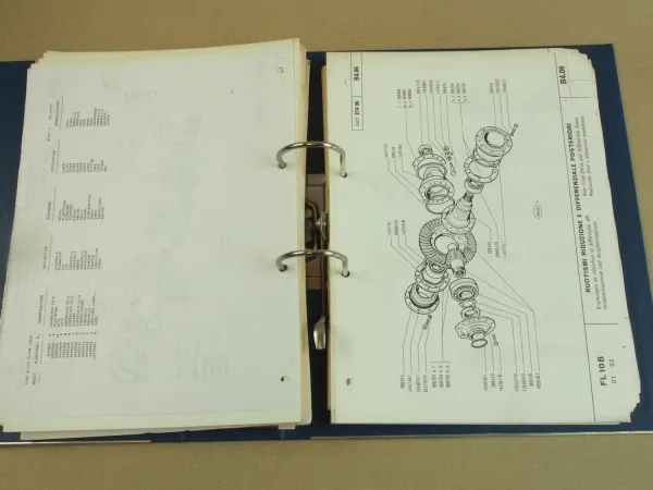 Fiat-Allis FL10B Lader Bedienung Betriebsanleitung Ersatzteilliste 1974/75