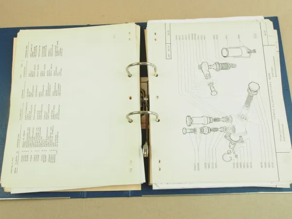Fiat-Allis FL9 Laderaupe + Kabine Ersatzteilliste Parts List Parti ricambio 1980