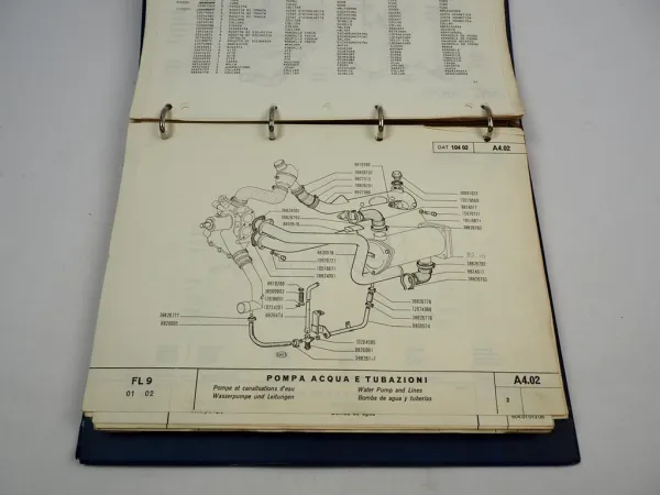 Fiat Allis FL9 Raupe Ersatzteilliste Ersatzteilkatalog Parts List 1975 + Ergänzung 1977
