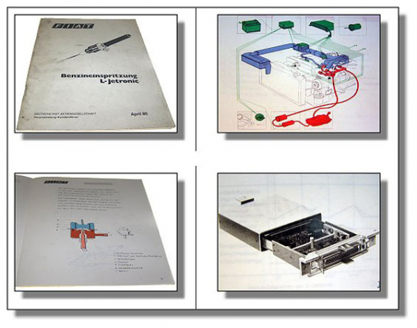 Fiat Benzineinspritzung L-Jetronic Schulung Werkstatthandbuch 1980