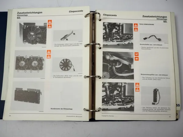 Fiat Cinquecento Werkstatthandbuch Reparaturanleitung + Elektrik 1992 - 1996