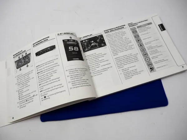 Fiat Ducato 3 250 Betriebsanleitung 2022 Kurzanleitung Quick Guide in 6 Sprachen
