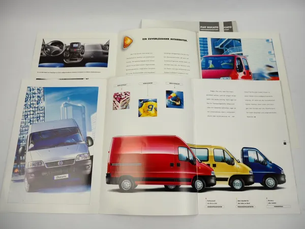 Fiat Ducato 4x Prospekt Kastenwagen Kleinbus Fahrgestelle Allrad 2002