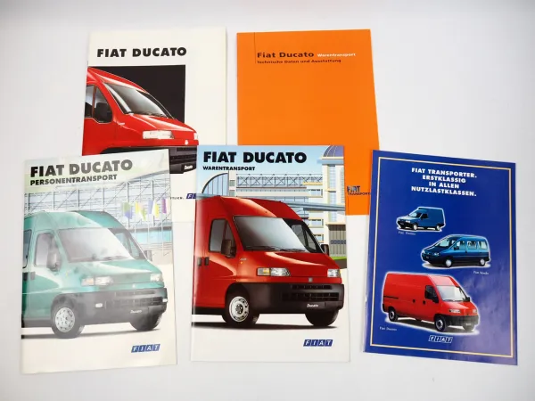 Fiat Ducato 5x Prospekt Kastenwagen Pritschenwagen Kleinbus 1994/2006