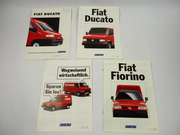 Fiat Ducato Fiorino 4x Prospekt 1991 bis 1994