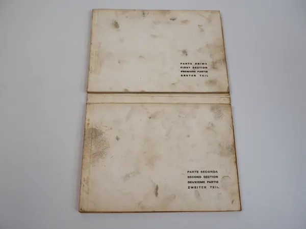 Fiat FL6 60 CA Ersatzteilliste Spare parts Catalog Catalogo Parti di Ricambio