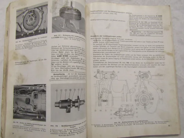 Fiat FL6-60CA Raupenschlepper Werkstatthandbuch Reparaturhandbuch von 1964