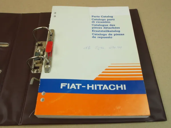 Fiat-Hitachi FR70 Radlader Ersatzteillliste Parts List Parti ricambio 09/1993