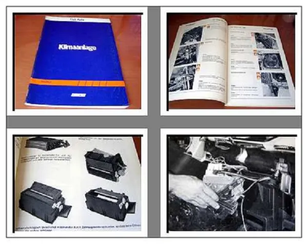 Fiat Klimaanlage Werkstatthandbuch 1982 Fiat 131 Supermirafiori Argenta Ritmo