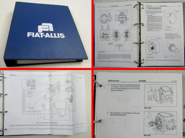 Fiat Kobelco W230 Evolution Werkstatthandbuch Reparatur Service Handbuch 2002