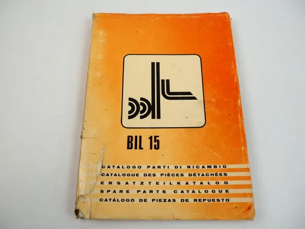 Fiat OM BIL15 Gabelstapler Ersatzteilkatalog Spare Parts List 1974