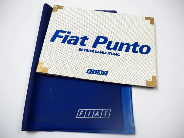 Fiat Punto 176 Betriebsanleitung Bedienungsanleitung mit Bordmappe Juni 1999