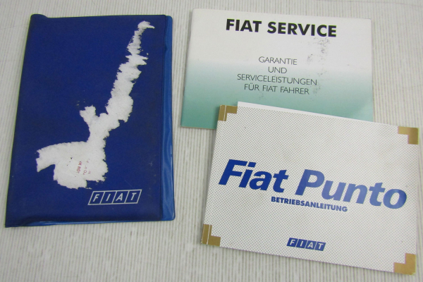 Fiat Punto 188 Betriebsanleitung Bedienungsanleitung Serviceheft 1/2001